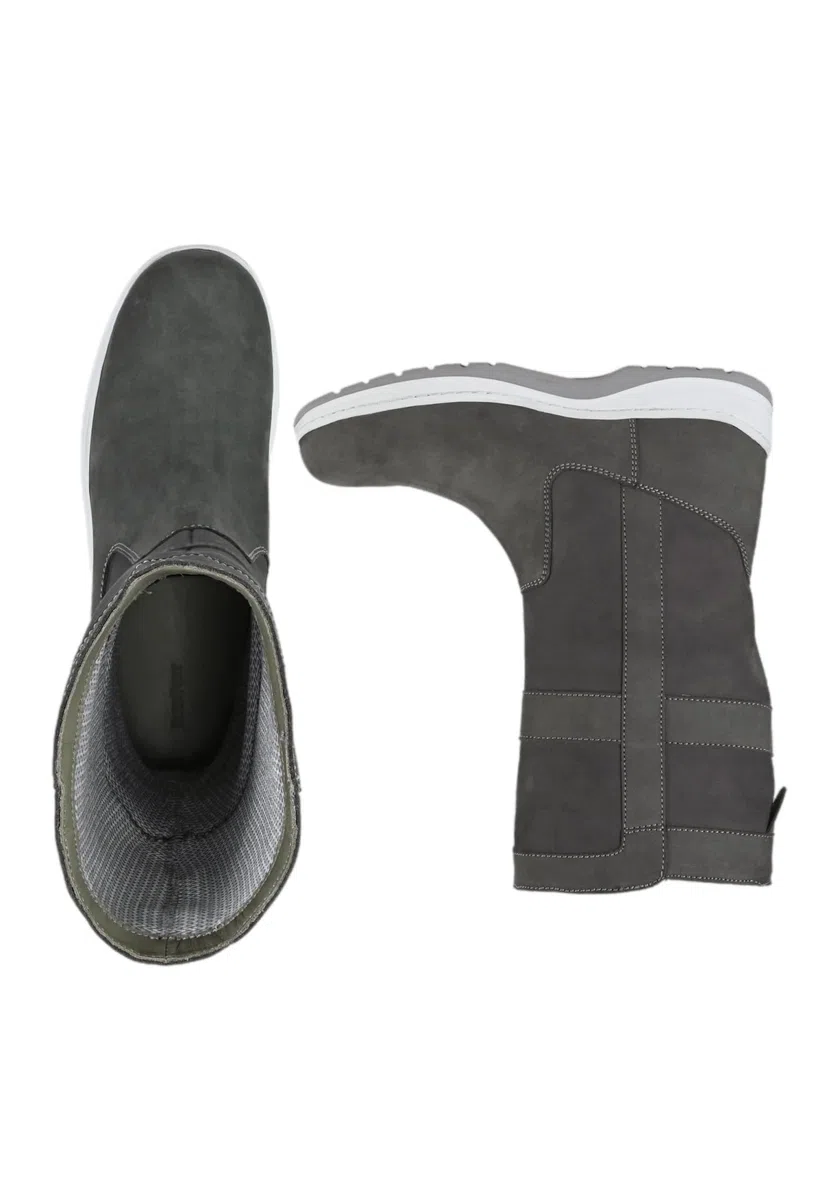 Storm Seestiefel – wasserdichter Echtleder-Stiefel mit atmungsaktivem Textilfutter, umlaufender gummierter Rutschsohle, robust & Offshore-geeignet