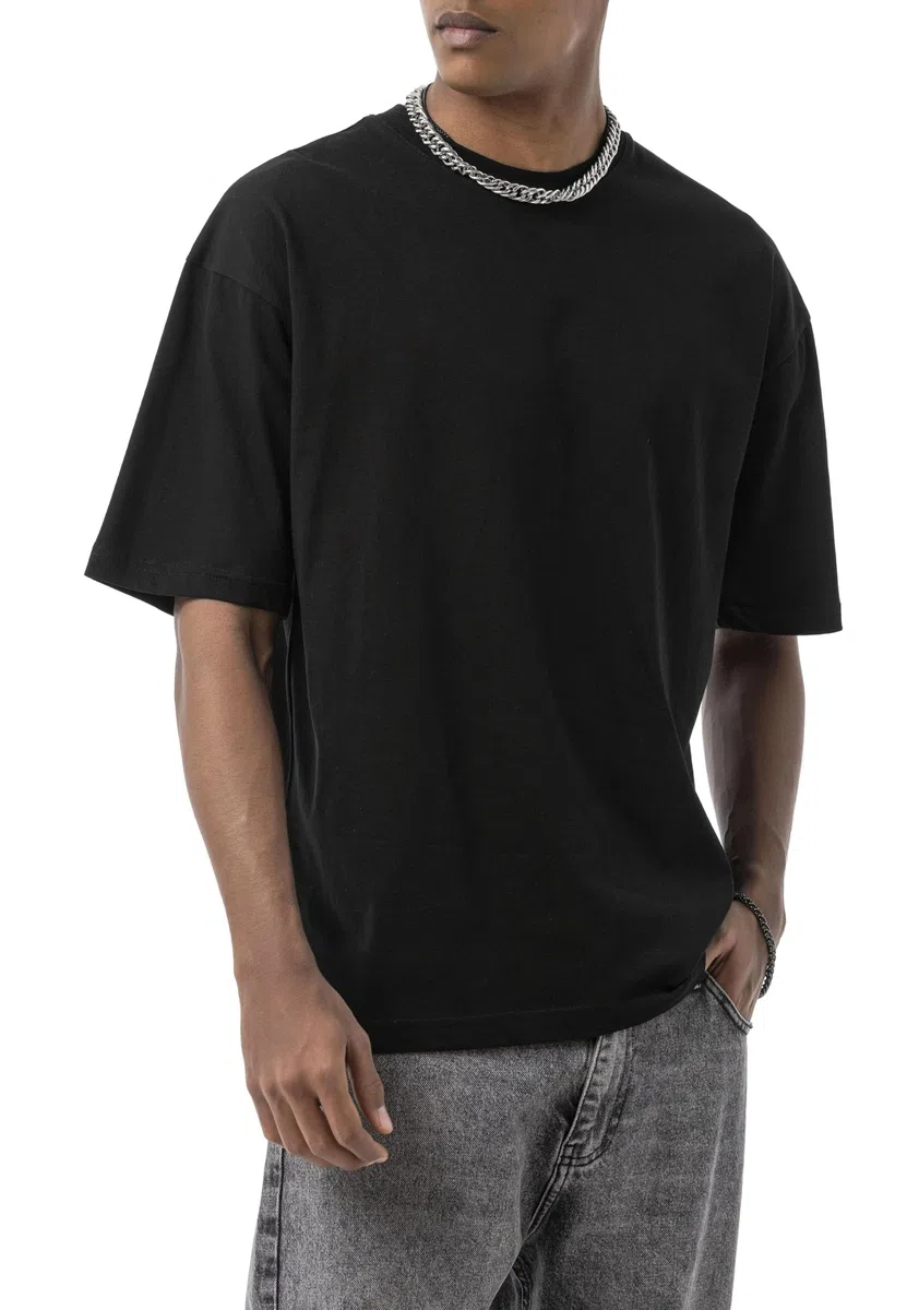 3er Pack Oversized T-Shirts – Klassisches Basic Shirt aus Baumwolle – Kurzarm, Rundhals – Ideal für Alltag, Freizeit & Streetwear