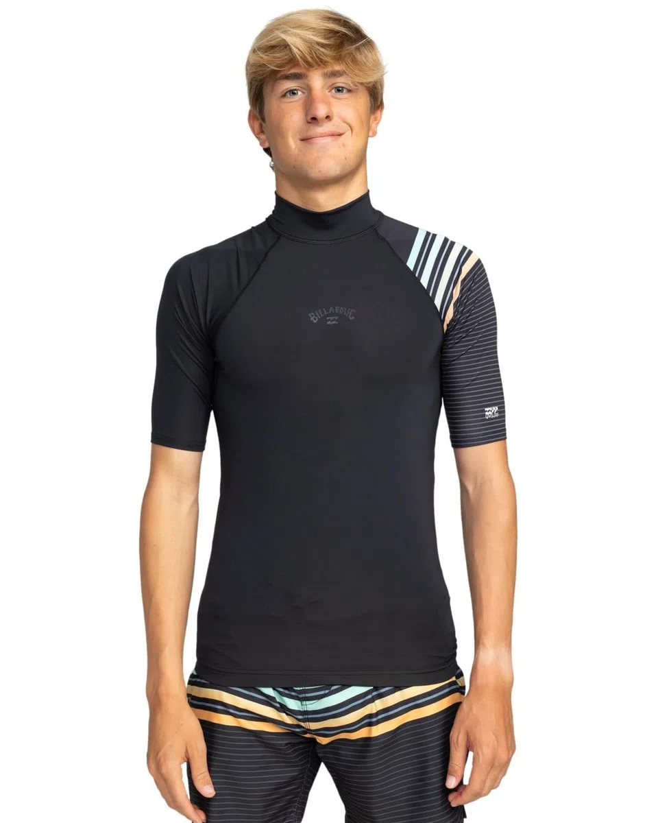 Billabong Herren Contrast Ss Printed Rashguard (1er Pack)