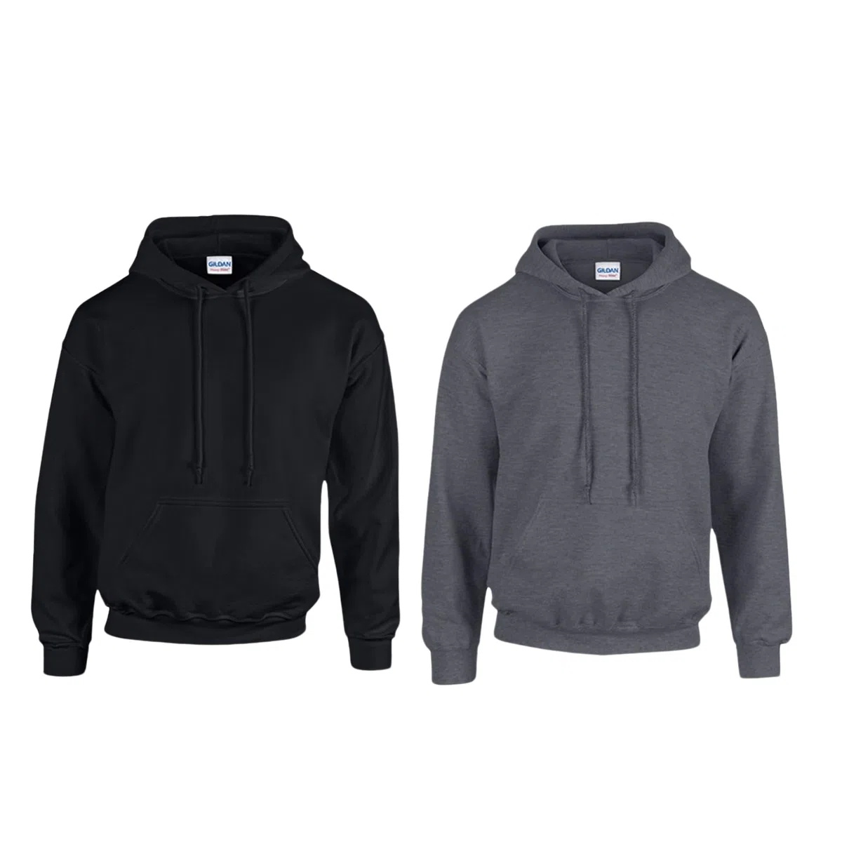Gildan 2er Herren Kapuzenpullover Heavy Blend Set Hoodie Sweat M L XL 2XL 3XL 4XL 5XL in verschiedenen Farbsets & HLKauf-Block