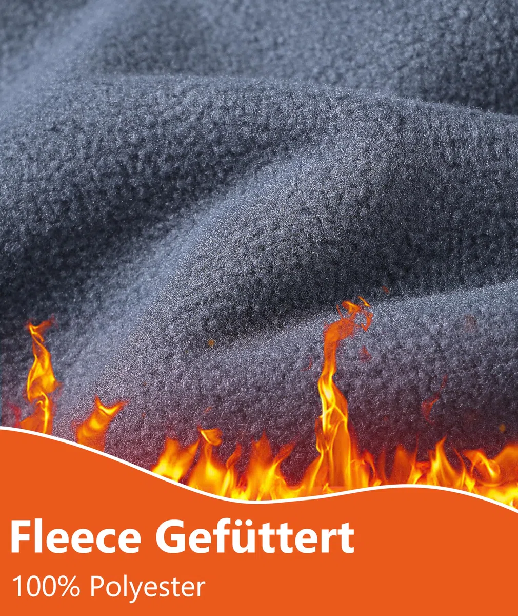 Zoofly Skihose Kinder Wasserdicht Winterhose Warme Fleece Softshellhose Thermo Snowboardhose Jungen Gefütterte Thermohose