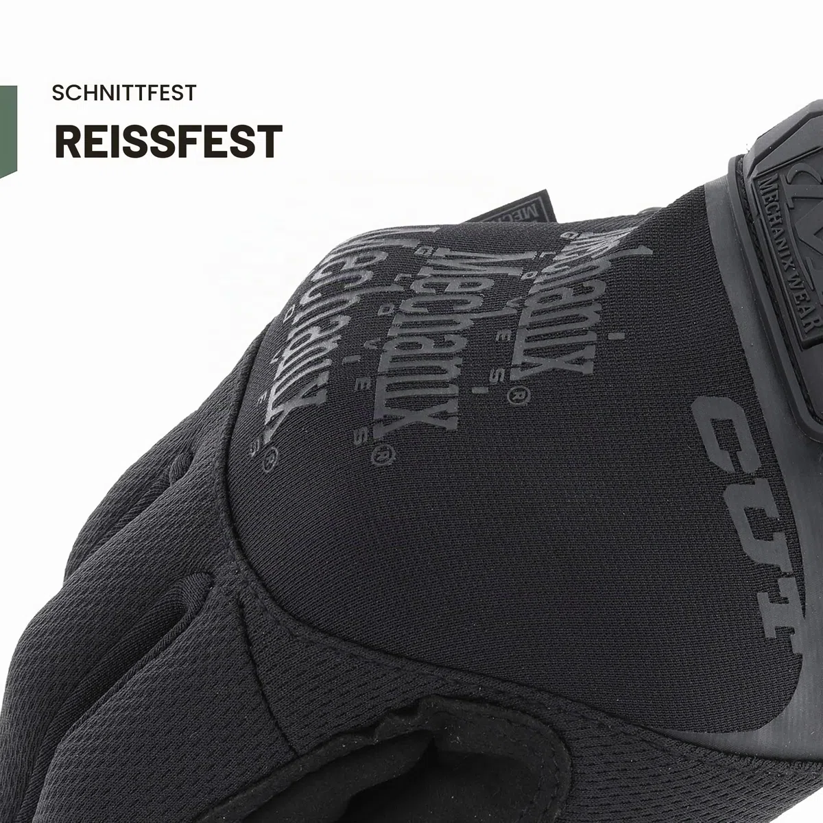 Mechanix Wear Tactical Specialty Pursuit CR5 Arbeitshandschuhe – Schnittschutz Level 5, Touchscreen-fähig, Gr. L, Schwarz/Covert