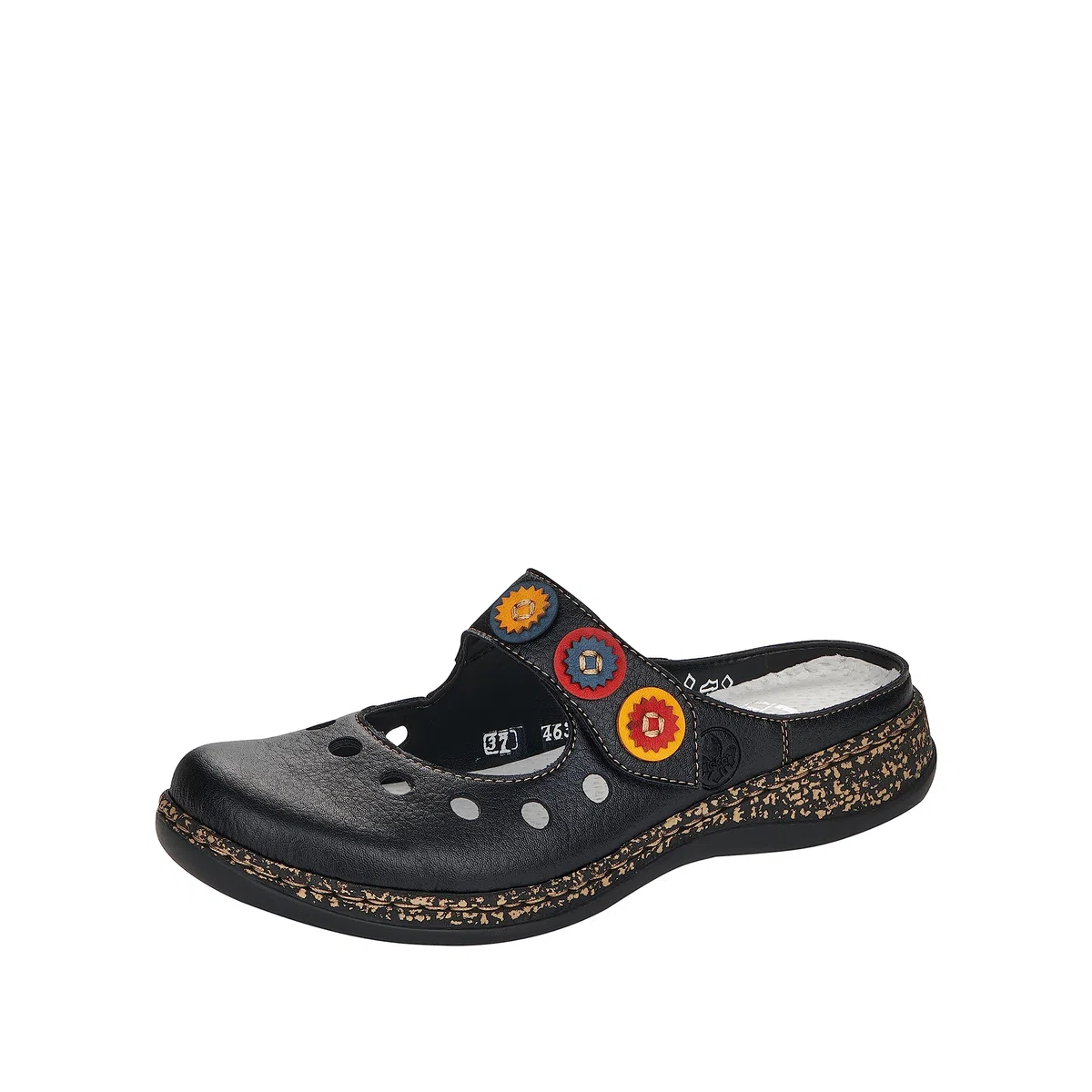 Rieker Damen Slipper 46381, Frauen Slip On