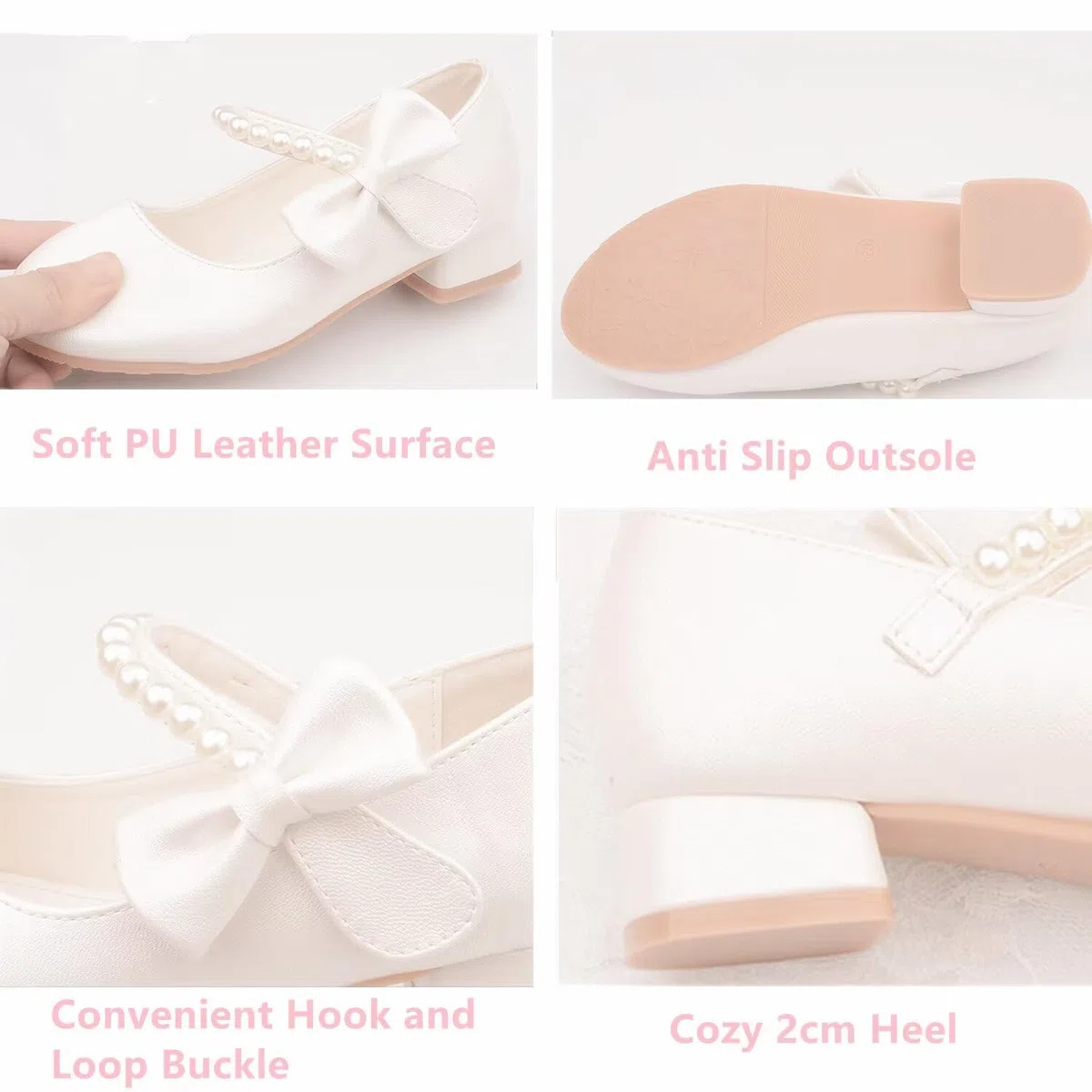 Mädchen Mary Jane Kleine Lederschuhe Mädchen Prinzessin Schuhe Festliche Tanzschuhe Modisch und Bequem