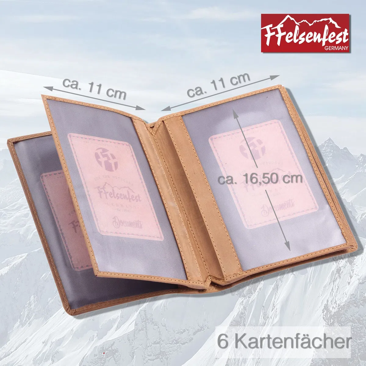 Waffenscheinmappe mit Jagdmotive Ausweishülle Hülle DIN A6 Etui für Jagdschein, Begehungsschein, Waffenbesitzkarte