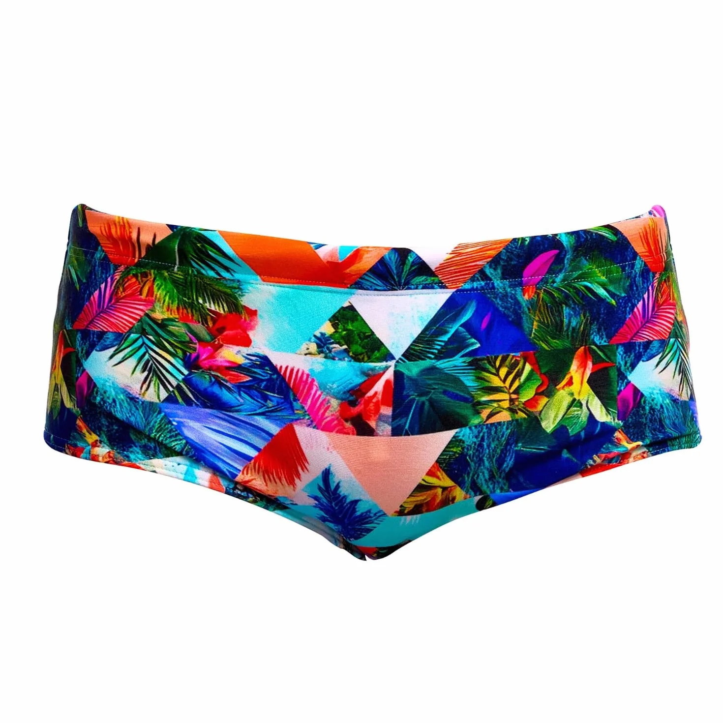 Funky Trunks Badehose Jungen | Kinder Palm Prism schnelltrocknend und chlorresistent