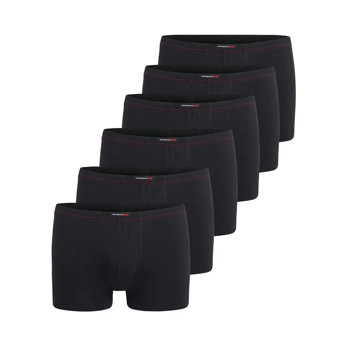 Götzburg Boxershorts Herren 6er Pack Unterhosen, Männer Unterwäsche aus hochwertiger Baumwolle