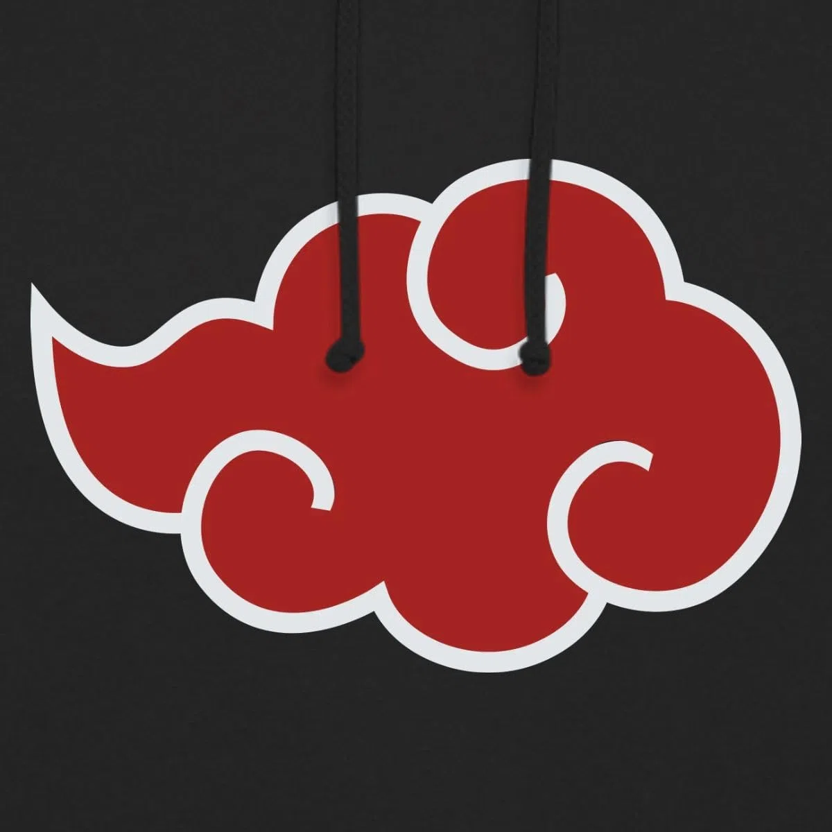 Spreadshirt Naruto Shippuden Akatsuki-Wolke Unisex Hoodie