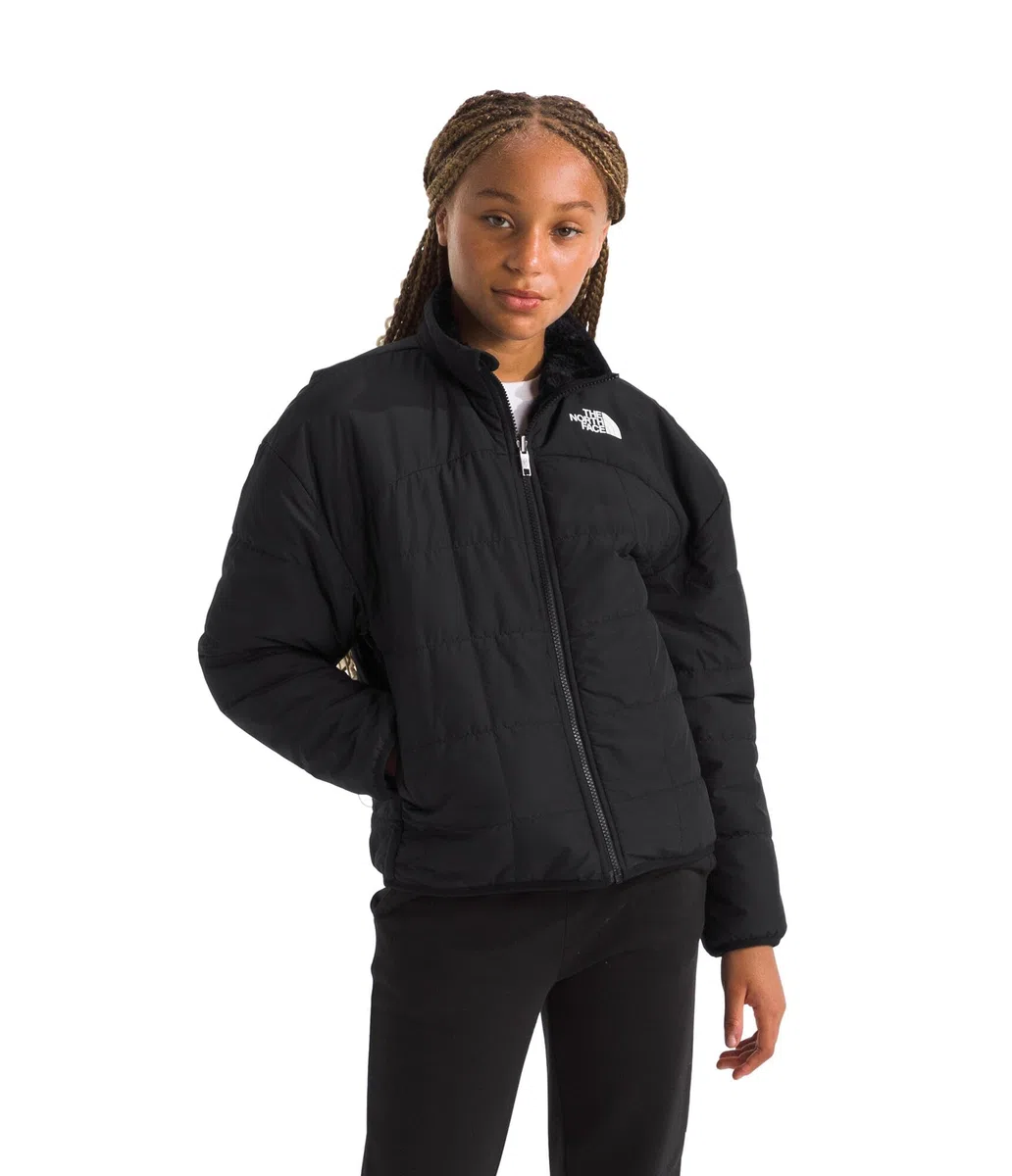 The North Face Reversible Shasta Full Zip Jacke für Kinder, Tnf Black, 10 Jahre