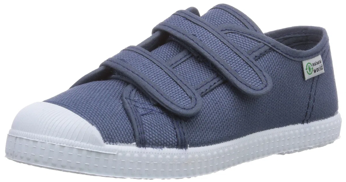 Natural World BASKET DOBLE VELCRO Jungen Flache Hausschuhe
