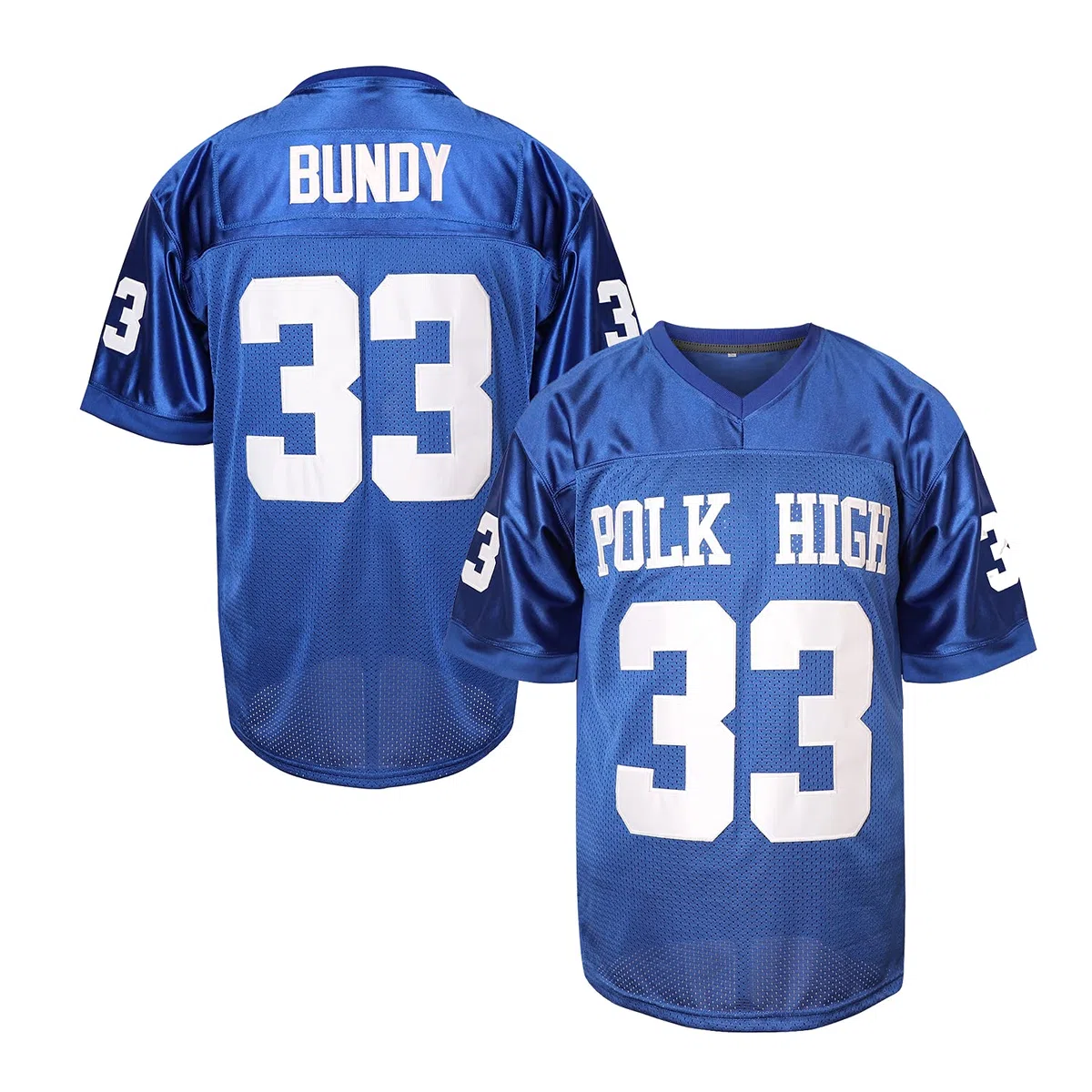 Al Bundy 33 Polk High Football Jersey for Men S-XXXL Blue