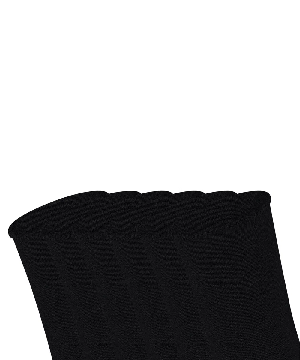 FALKE Damen Happy 6-Pack Socken atmungsaktive Baumwolle verstärkte Damensocken mit druckfreiem Rollbund ein Allrounder für Business und Alltag im Multipack 6 Paar