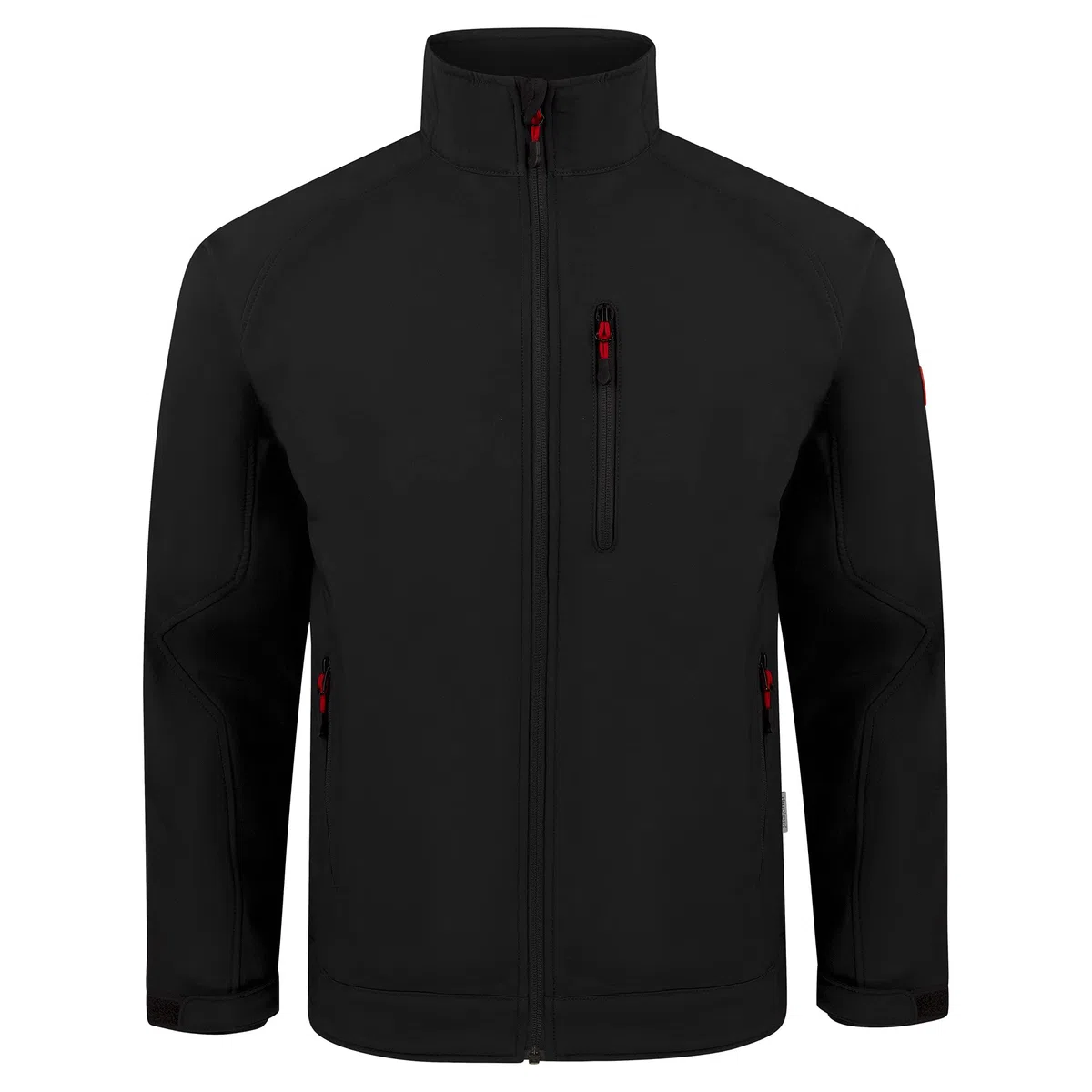 Engelbert Strauss Softshelljacke Übergangsjacke Funktionsjacke Atmungsaktiv Windabweisend Wärmend Dryplexx (Schwarz, L)