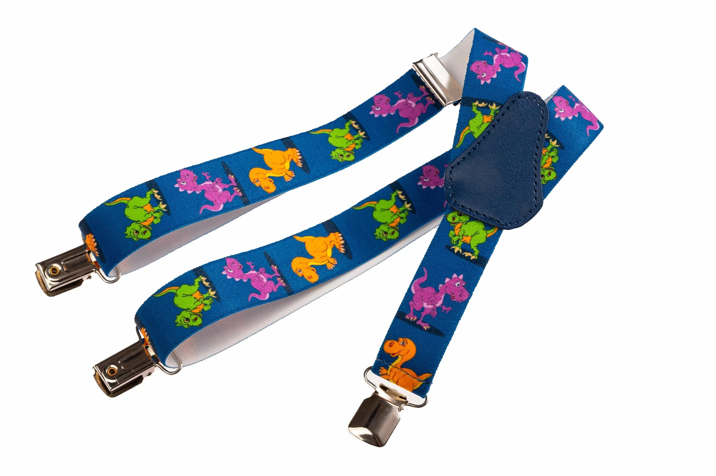 Kinder Hosenträger mit Dinosaurier-Design | Elastische Y-Hosenträger (1-5 Jahre) – 2,5 cm