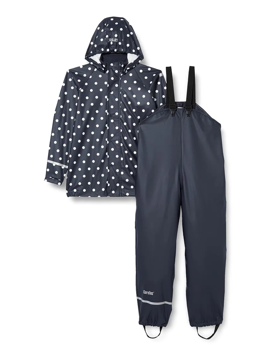 CareTec Unisex Kinder Rainwear Set - Pu W/O Fleece Rain Pants (1er Pack)