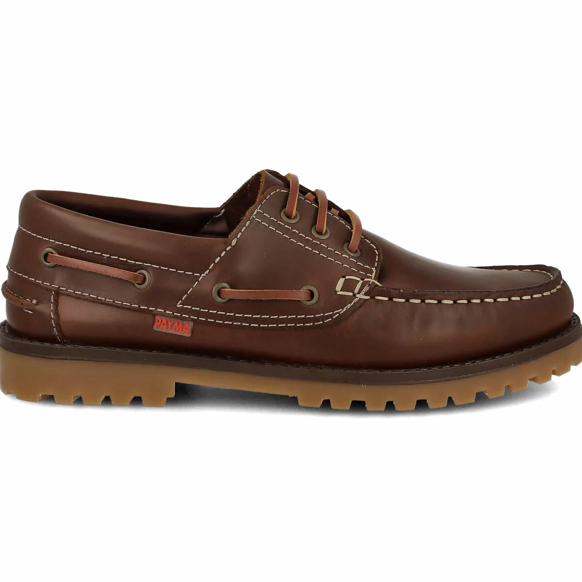 Herren Damen Kinder Bootsschuhe Sport aus Leder. Verschluss mit DREI Ösen. Freizeitlederschuhe. Gummisohle. Große Größen 46 47. Braun, Schwarz, Marine und Klettverschluss