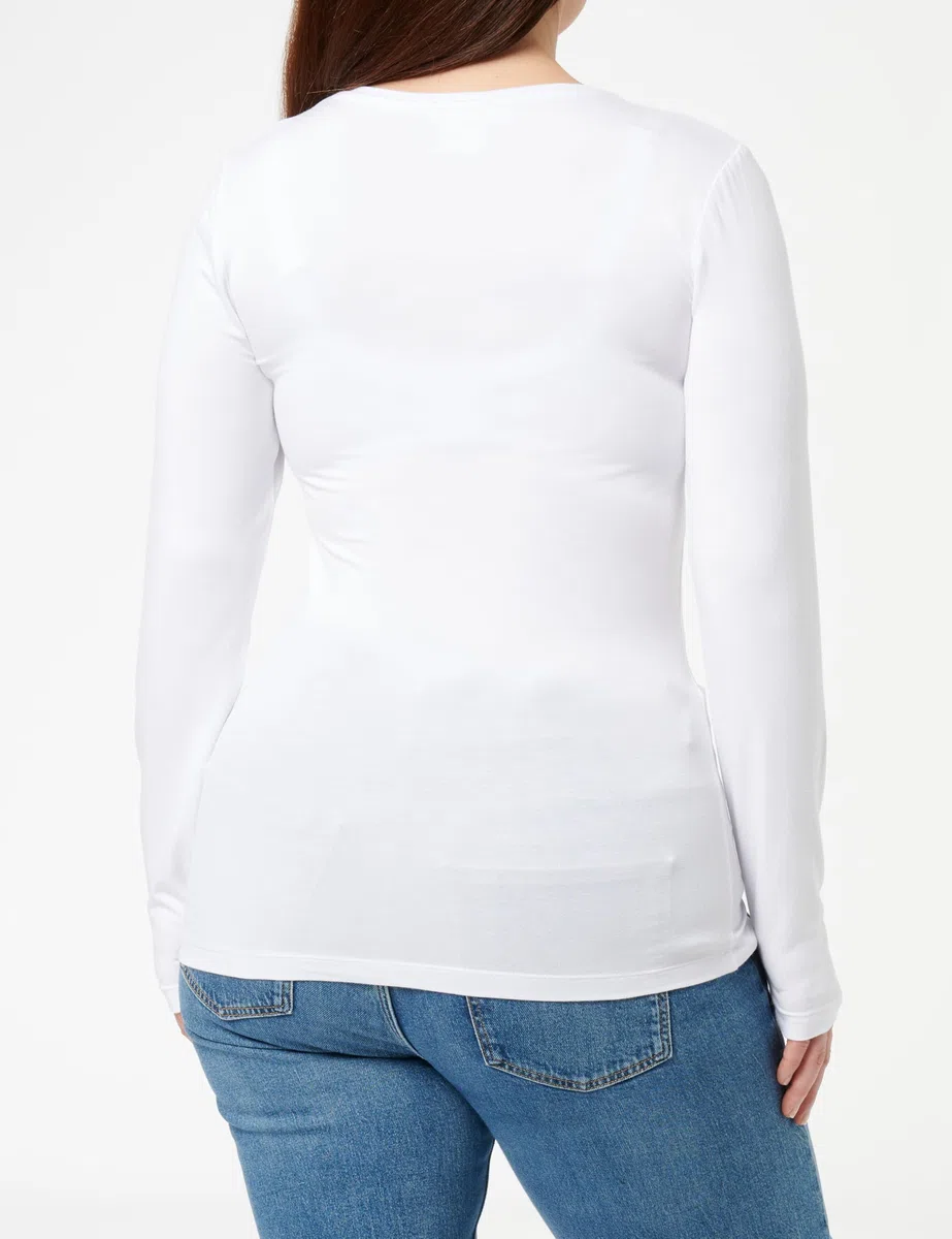 ICHI Damen Ihzola Plain Ls T-Shirt