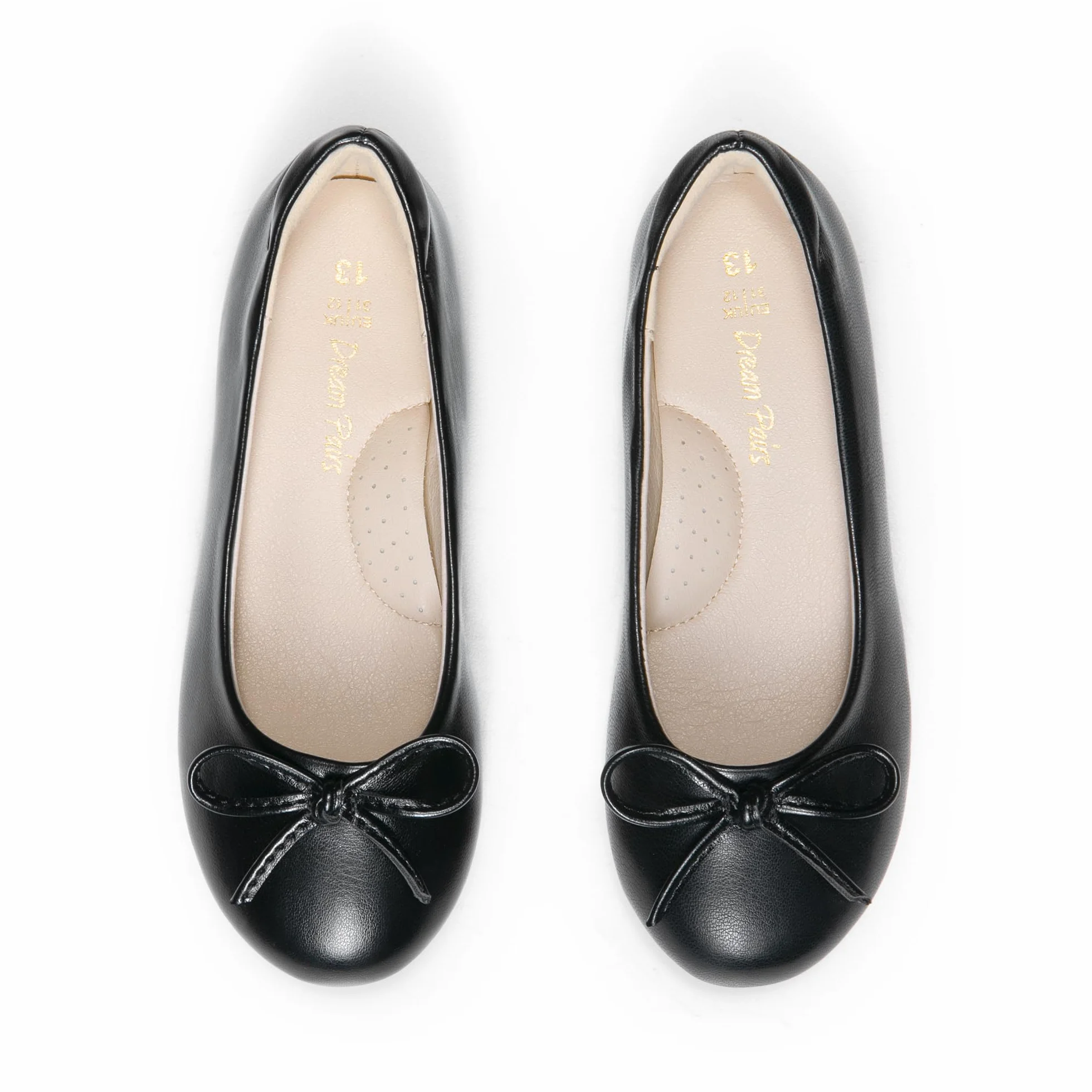 DREAM PAIRS mädchen Schuhe Ballerina Abendschuhe Kommunionschuhe Mary Jane Prinzessinnenschuhe Festliche Schuhe Glitzer mit Schleifen geeignet für Geburtstag