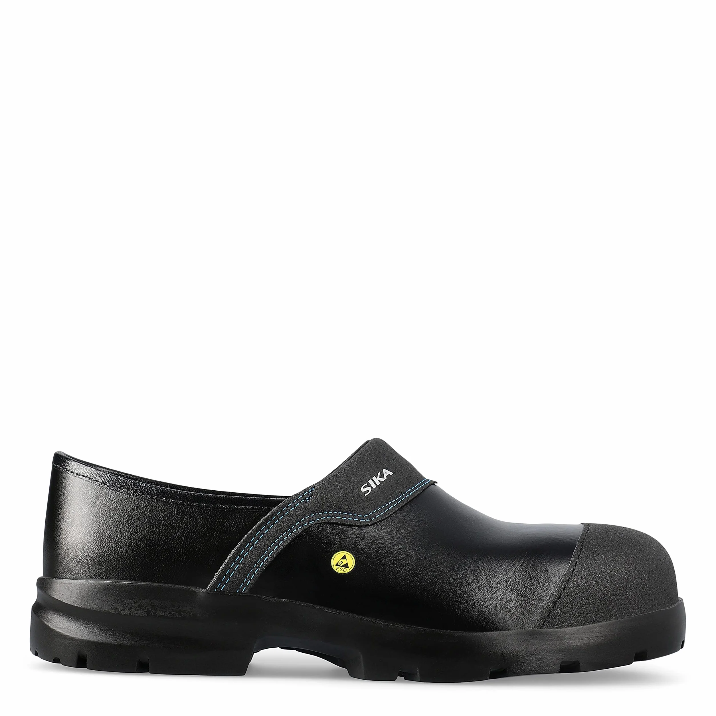 SIKA Unisex Flex Geschlossener Clog, rutschfeste PU-Laufsohle, leichter Arbeitsclog, Permair-Leder, weiche Innensohle Sicherheitsclog für Landwirtschaft, Bauwesen, Lagerhaltung & Lebensmittelindustrie