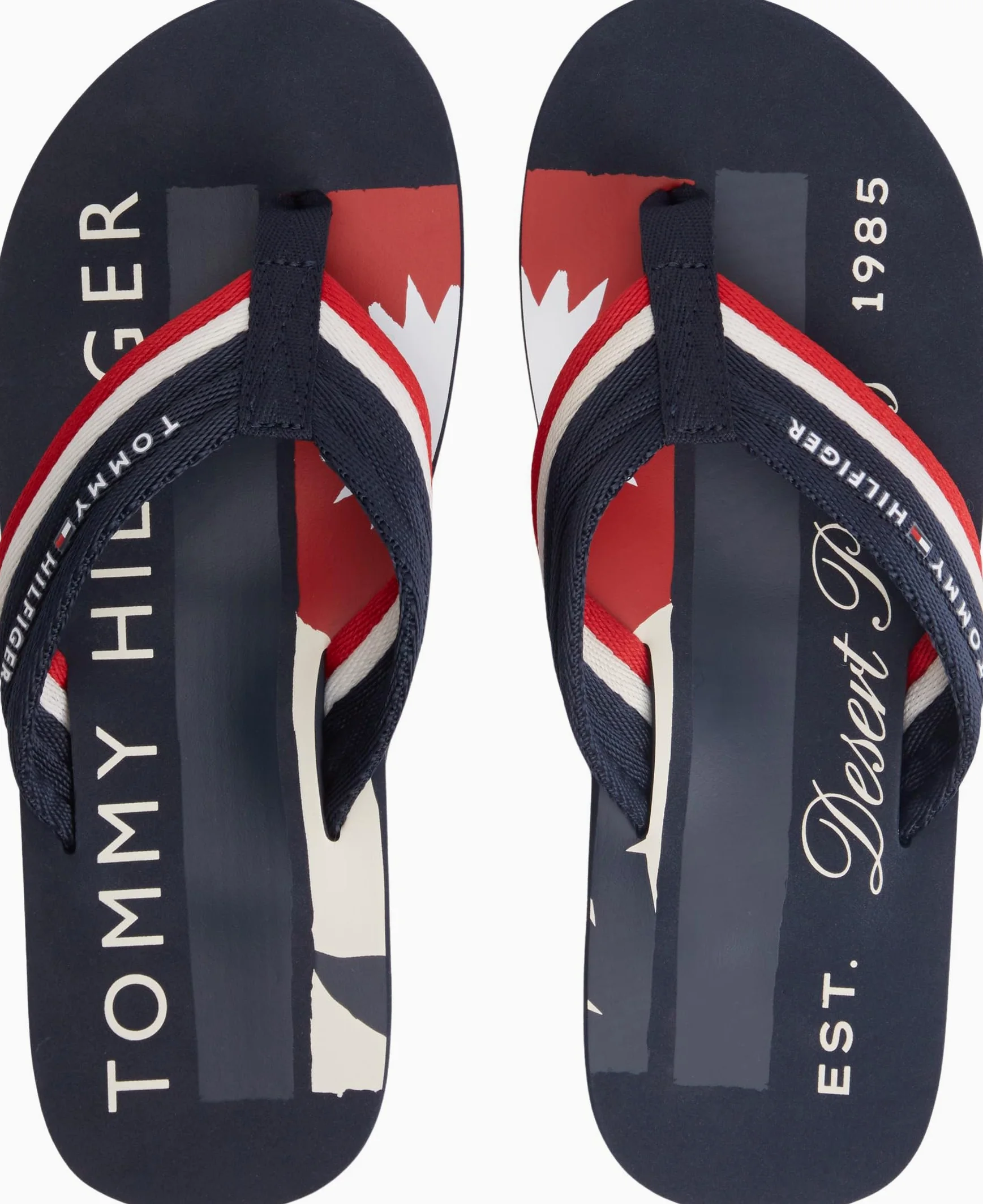 Tommy Hilfiger Herren Patch Print Hifiger Beach Sandal Fm0fm05903Zehentrenner