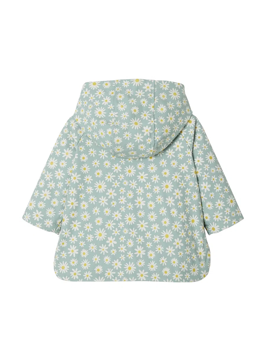 Vertbaudet Mädchen Baby Regenjacke aquamarin bedruckt 104