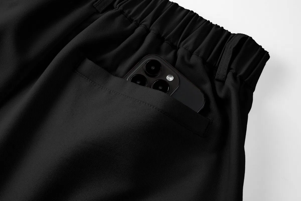 JMIERR Anzughose Herren Baggy Business Für Männer Lang Stretch Weite Stoffhose Lockere Freizeithose