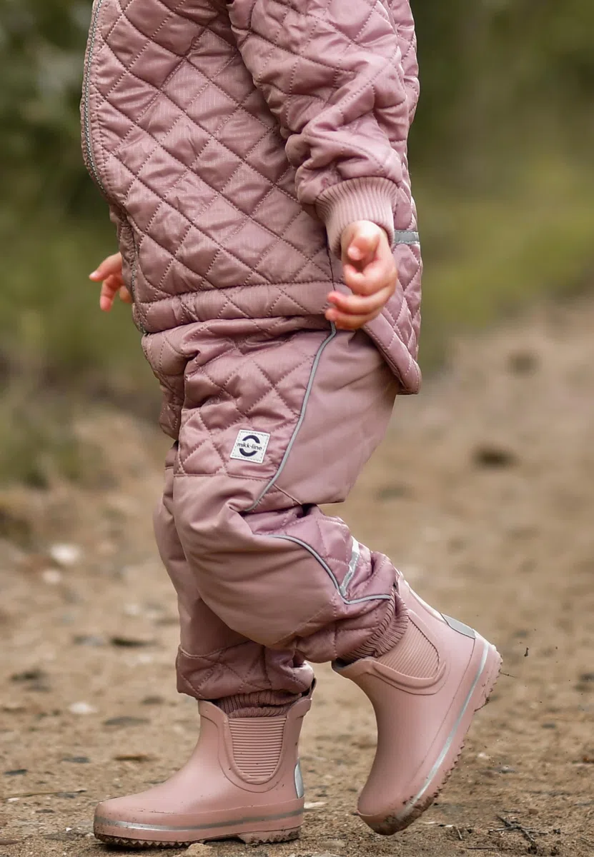 Mikk-line Kurze Gummistiefel Kinder | Barfuß Gummistiefel Kinder | Wetterfeste Slip-On Regenstiefel | Knöchelhohe wasserdichte Outdoor-Schuhe mit rutschfester Sohle