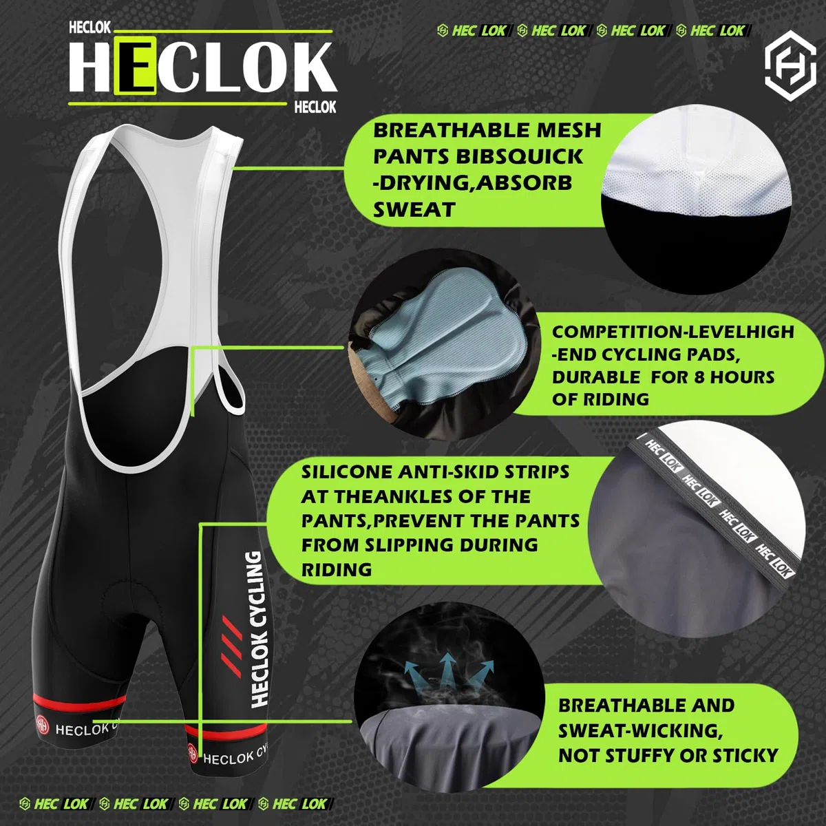 Herren Kurzarm Fahrrad Trikot Set,2025 neu Radtrikot Herren Kurzarm mit Atmungsaktiv Schnell Trocknend Radtrikot Mit 9D Sitzpolster für MTB Rennrad Fahrradbekleidung