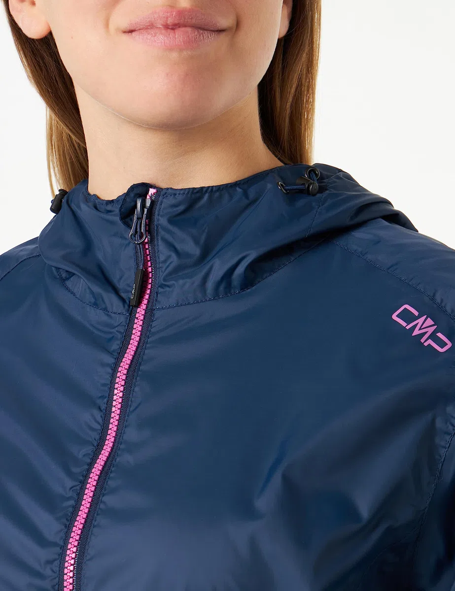 CMP Damen Damen-regenjacke mit Fester Kapuze WOMAN JACKET RAIN FIX HOOD