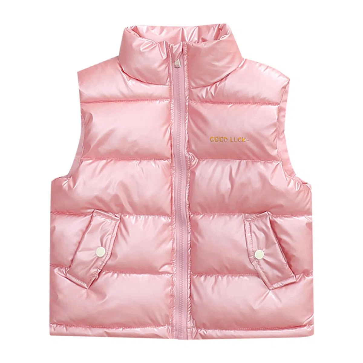 Mädchen Weste 110 Kinder Outdoor Übergangsweste Kurz Winter Mäntel Jungen Mädchen Weste Warmen Baby Oberbekleidung Ärmellose Baumwolleweste Winddichter Winterjacke