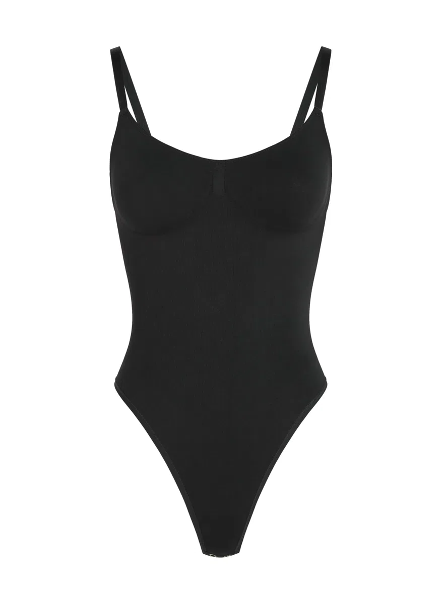 HUNKEMÖLLER Nahtlos betonender Body mit hohem Beinausschnitt