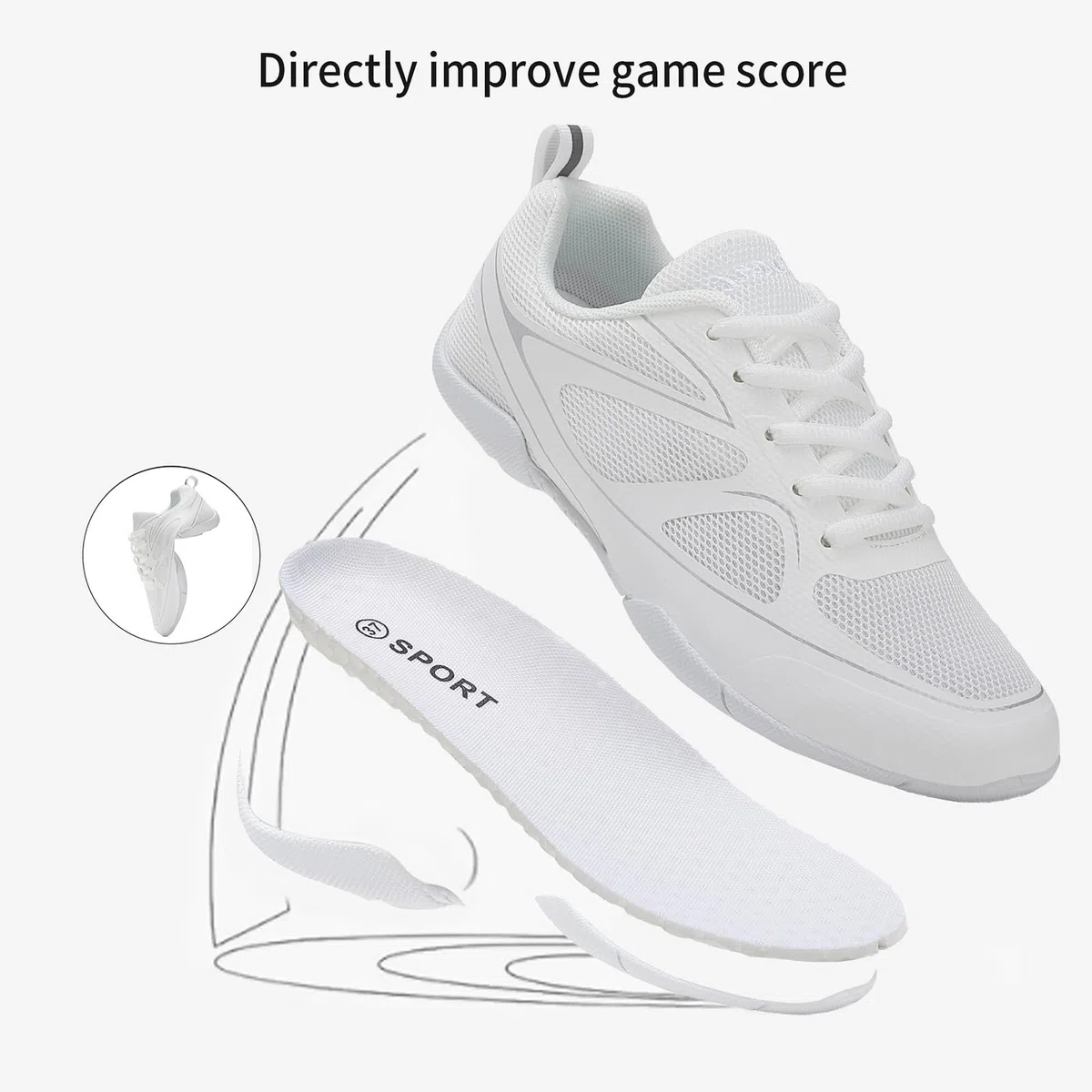 Cheerleader Schuhe Kinder Cheerleading Schuhe Mädchen Cheer Tanz Gymnastik Turnschuhe Security Flexibel Trainingschuhe Tennis Sneaker