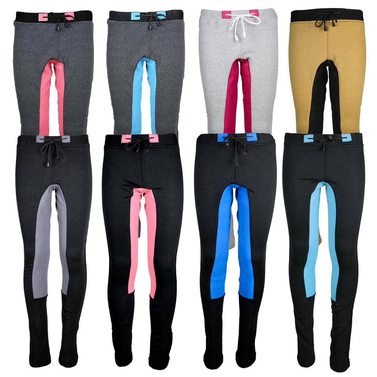 Kinder Reitleggings Leni REIT Jogginghose Reithose Vollbesatz