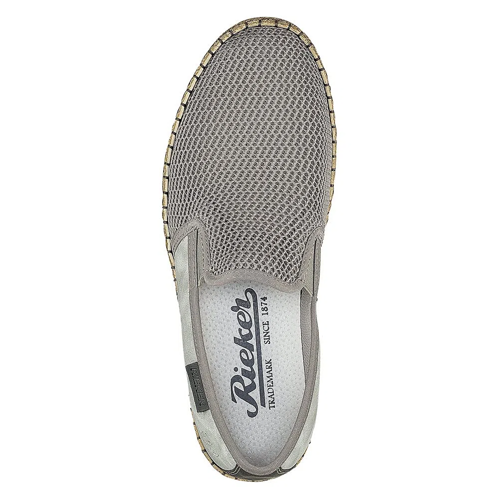 Rieker Herren Slipper B5265-65 Weite Breit Pull-on