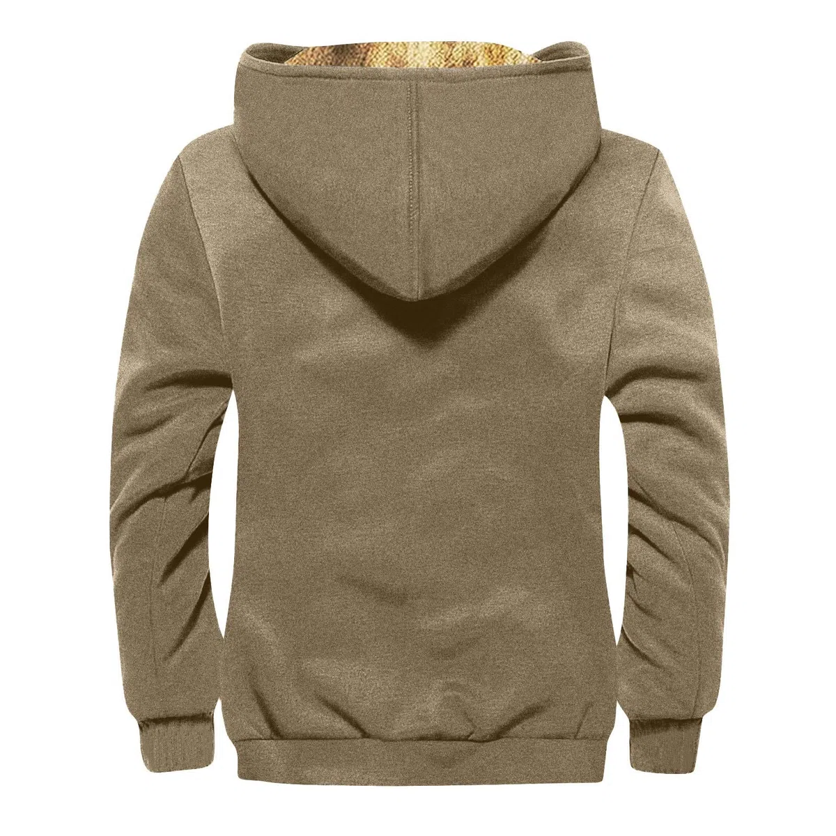 Herren Winterjacke Warm Gefüttert Dicke Steppjacke mit Kapuze Polar Große Größen Casual Style Reißverschluss Outdoor