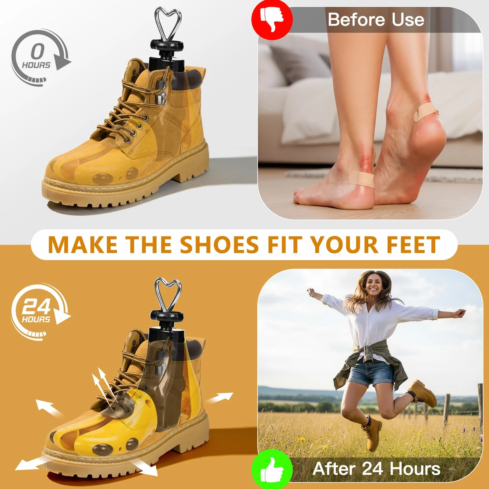 2 Stück Schuhspanner Herren Damen