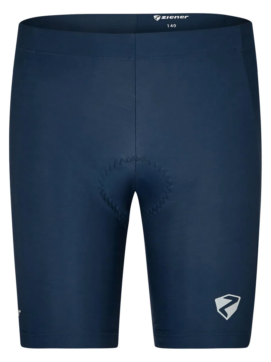 Ziener Unisex Kinder Fahrrad-Tight/Rad-Hose - Mountainbike/Rennrad - atmungsaktiv|schnelltrocknend|gepolstert Nimo X-Function