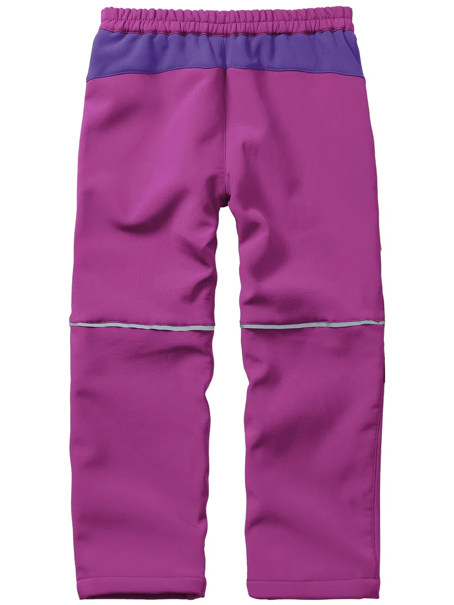 Kinder Softshellhose Wasserdicht Skihose Warm Outdoorhose Thermohose Gefüttert Winterhose Wanderhose Cargohose für Jungen und Mädchen