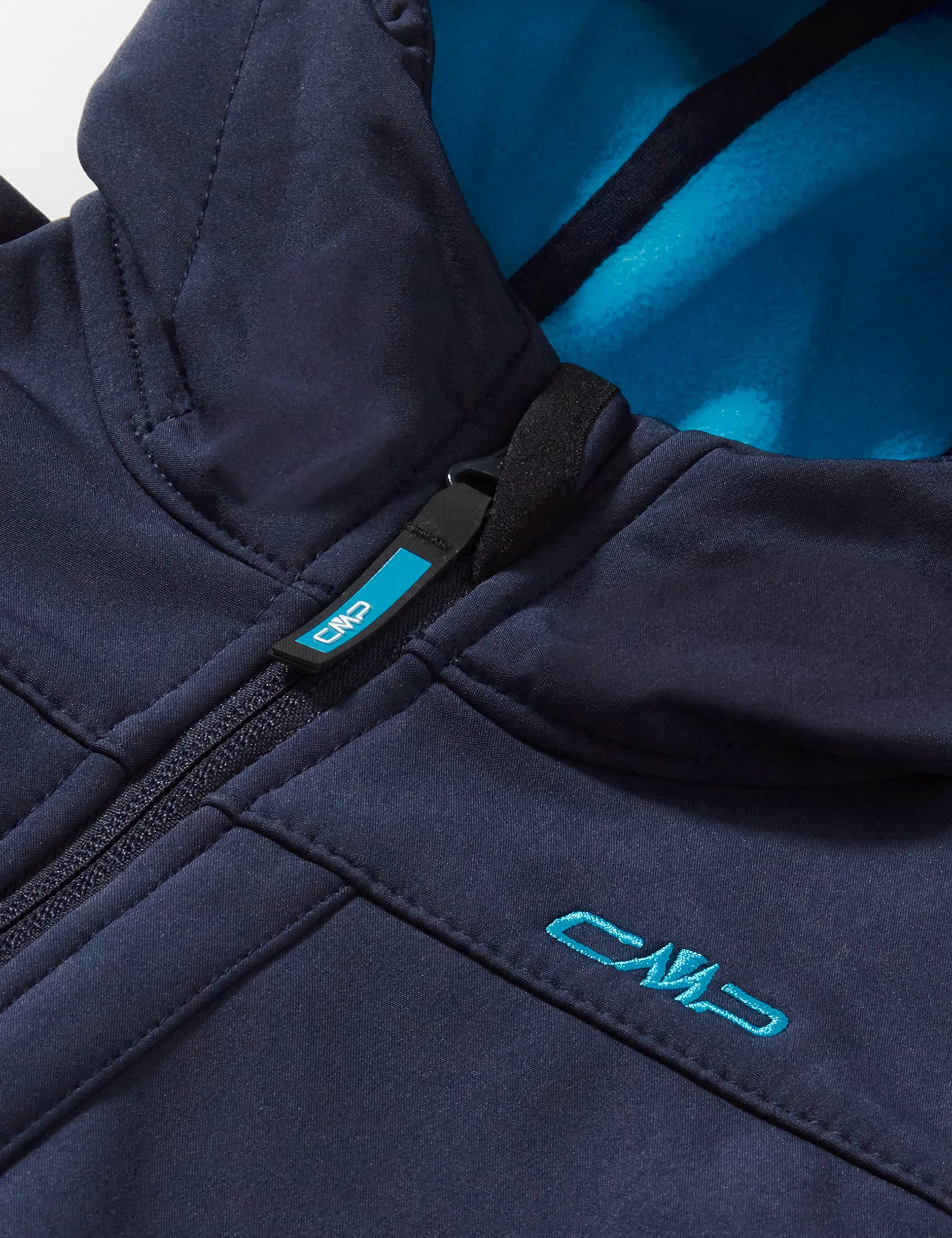 CMP - Kinderjacke mit fester Kapuze, B. Blaue Donau, 152