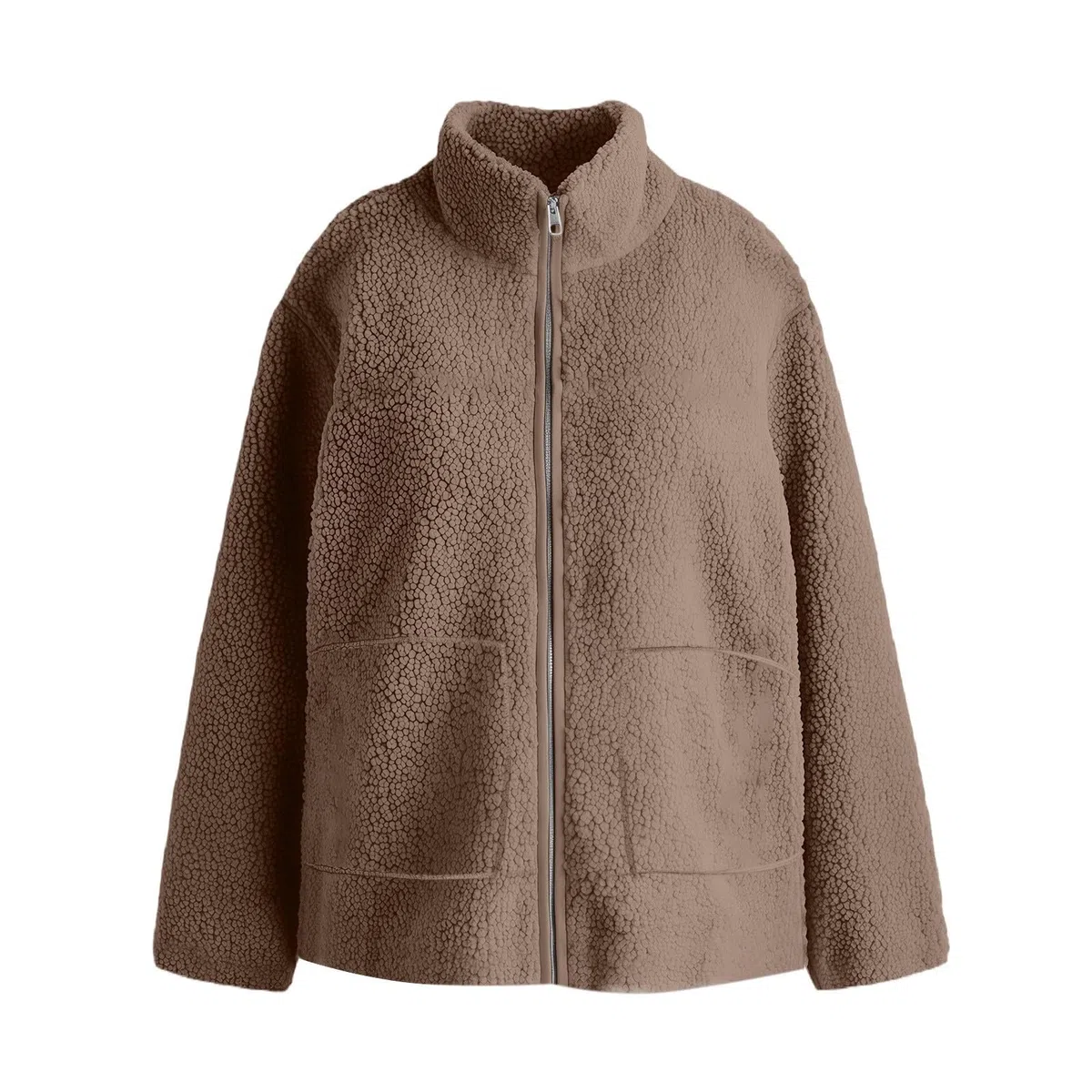 SYDUZAX Umstandsjacke mit Babyeinsatz Warm Teddy Fleecejacke Umstands Baumwolljacke Winter Umstandsmode 2 in 1 Tragejacke mit Taschen Teddyfleece Winterjacke Flauschig Weich Plüschjacke große Größe