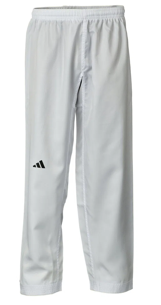 adidas Taekwondoanzug Beginner | Leichter Einsteiger Dobok für Kinder und Erwachsene | inklusive Gürtel | Revers Weiß | für Training und Kyorugi | für Körpergröße 100-190 cm