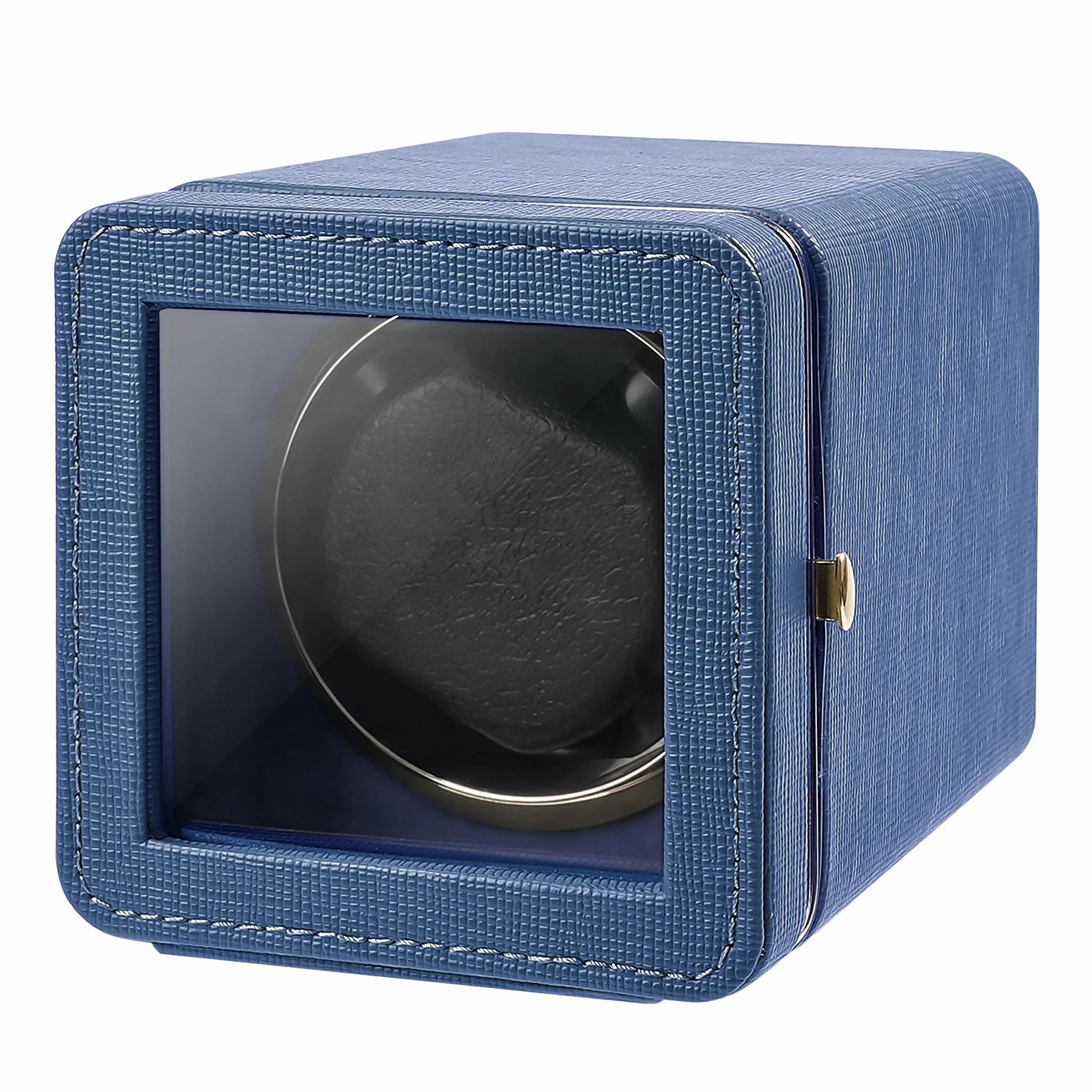 Uhrenbeweger 1 Uhren Automatik Uhrenbeweger Box für Automatikuhren USB-Ladekabel Watch Winder PU Leder Uhrengehäuse mit leisem Motor