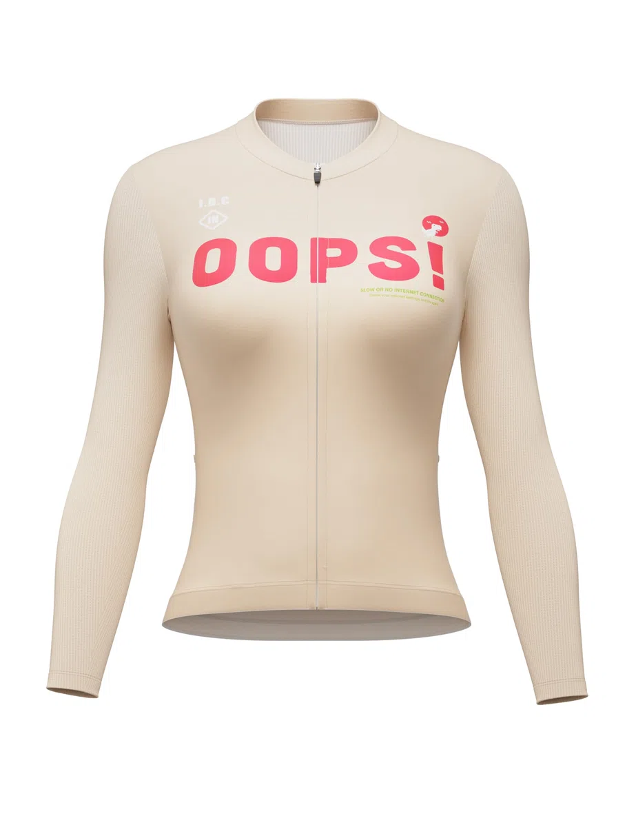 INBIKE Radtrikot Fahrradtrikot Damen Langarm mit 3 Taschen Atmungsaktiv Schnelltrocknend Fahrradsport Frauen WL535