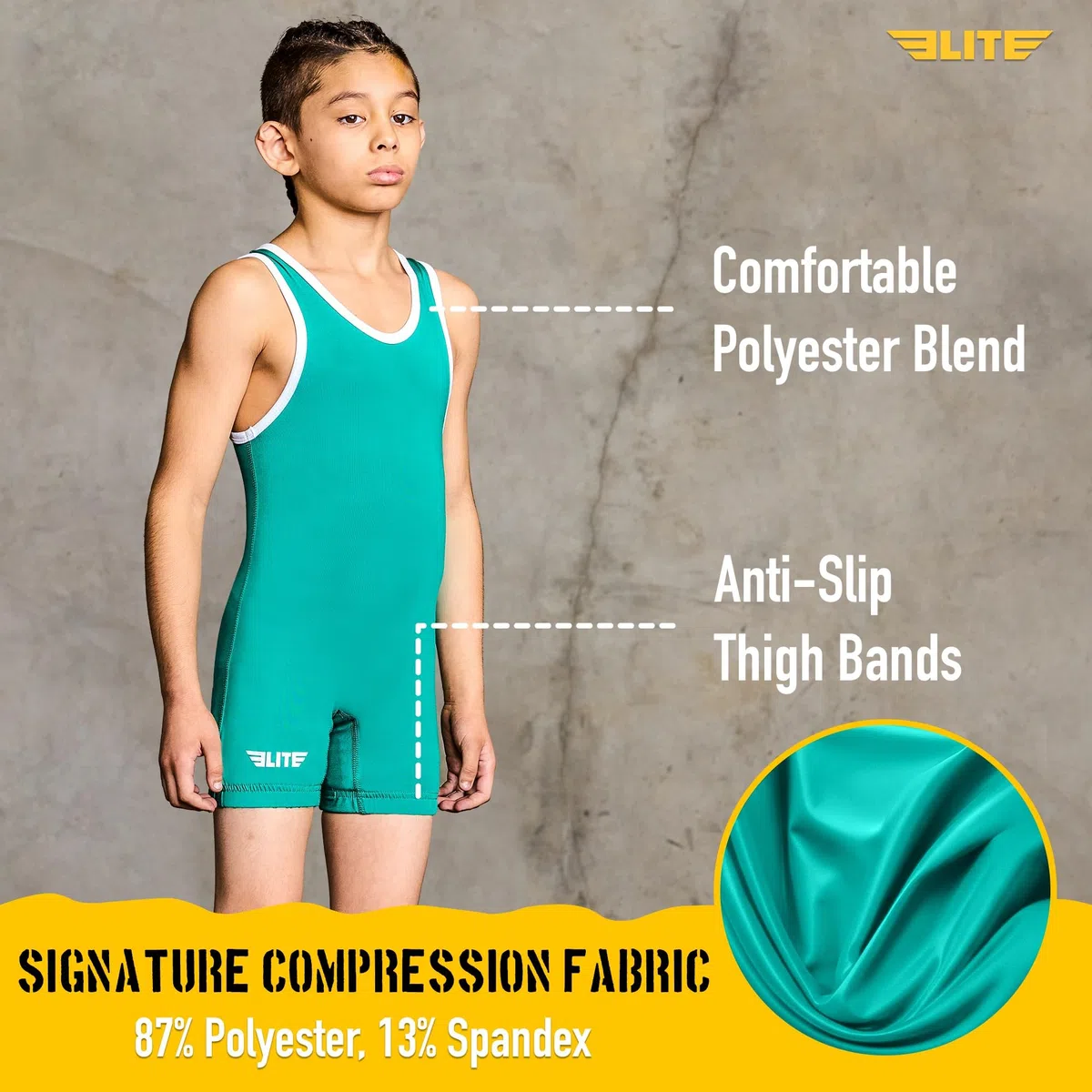 Elite Sports Kinder Wrestling Youth Singlet, Standard Jungen Wrestling Singlets