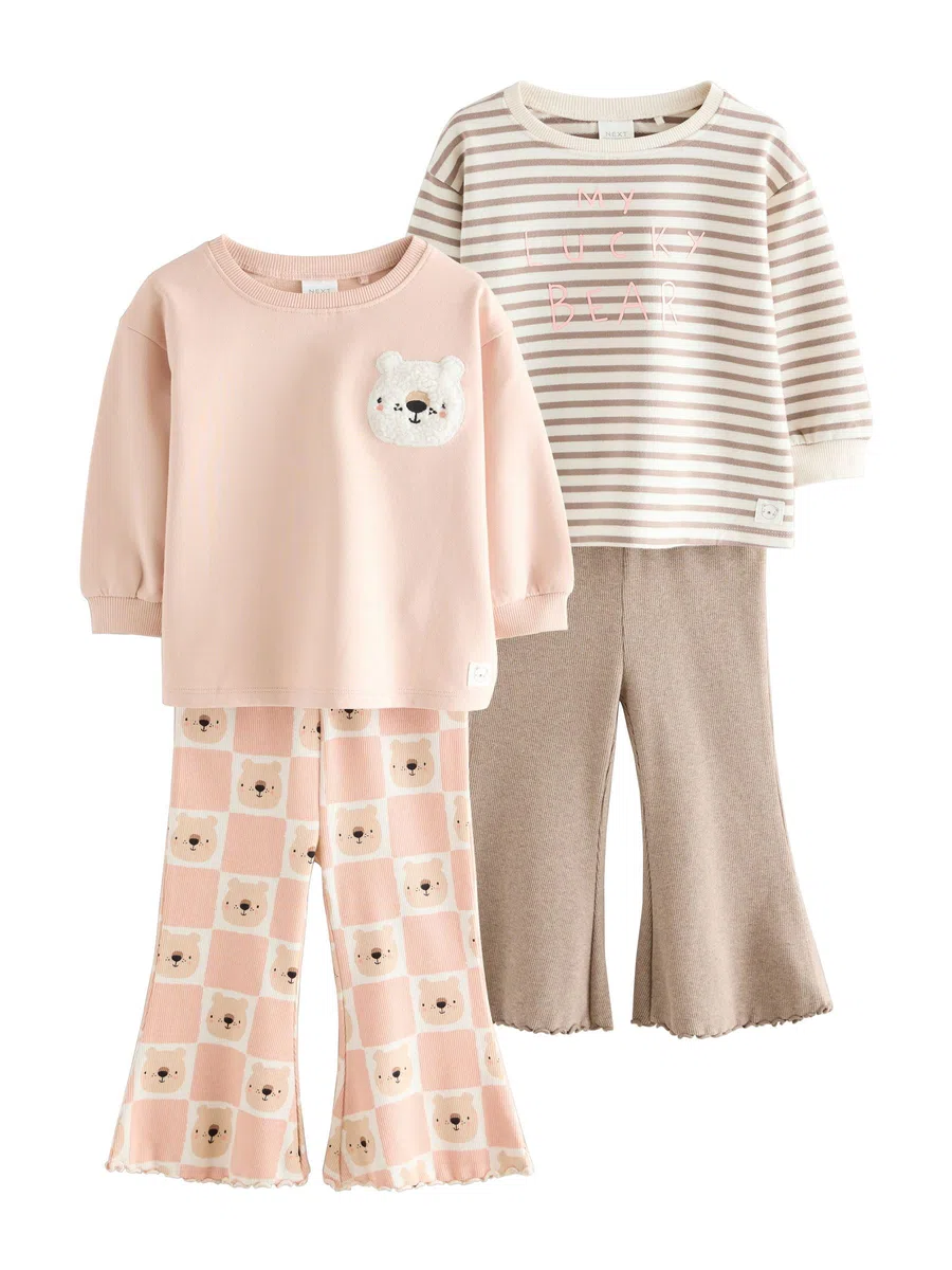 NEXT Mädchen THE SET Sweatshirts im 4er-Pack 62-122