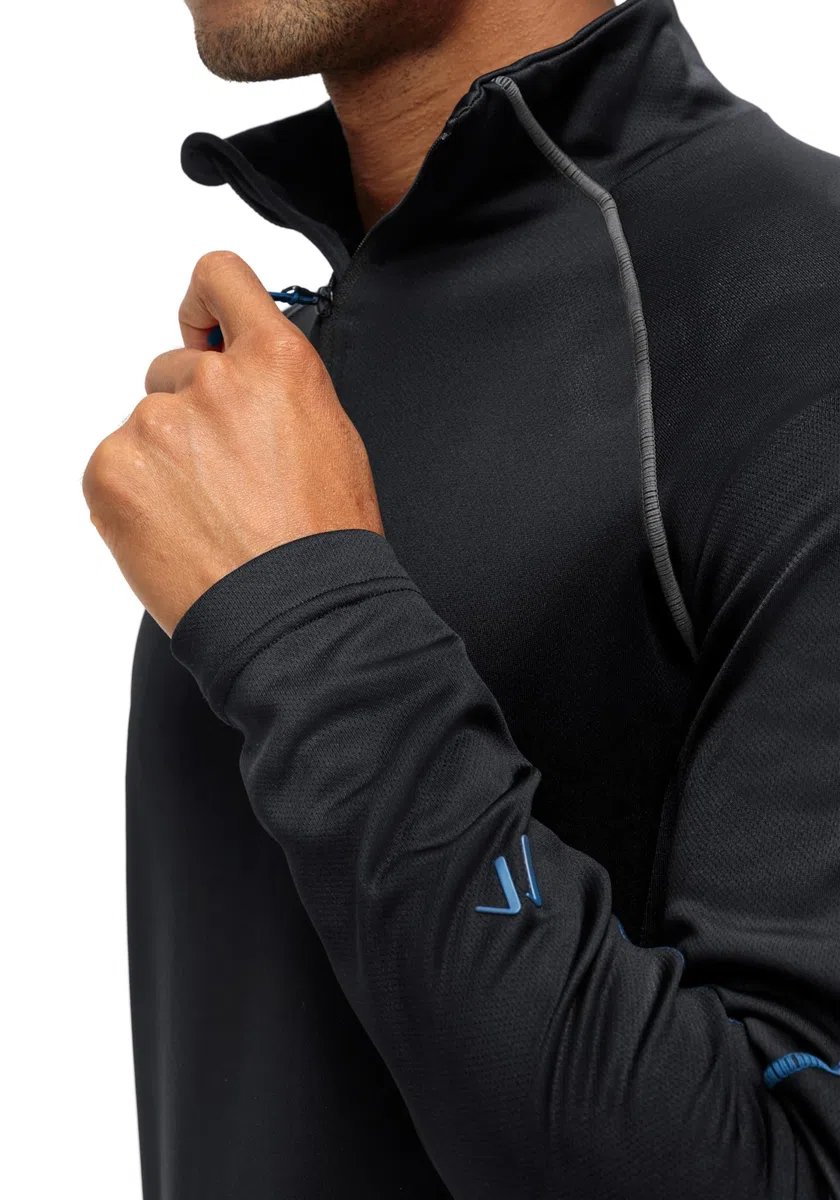 Maier Sports Herren Skirolli ROGWER 483001 schwarz-blau 56