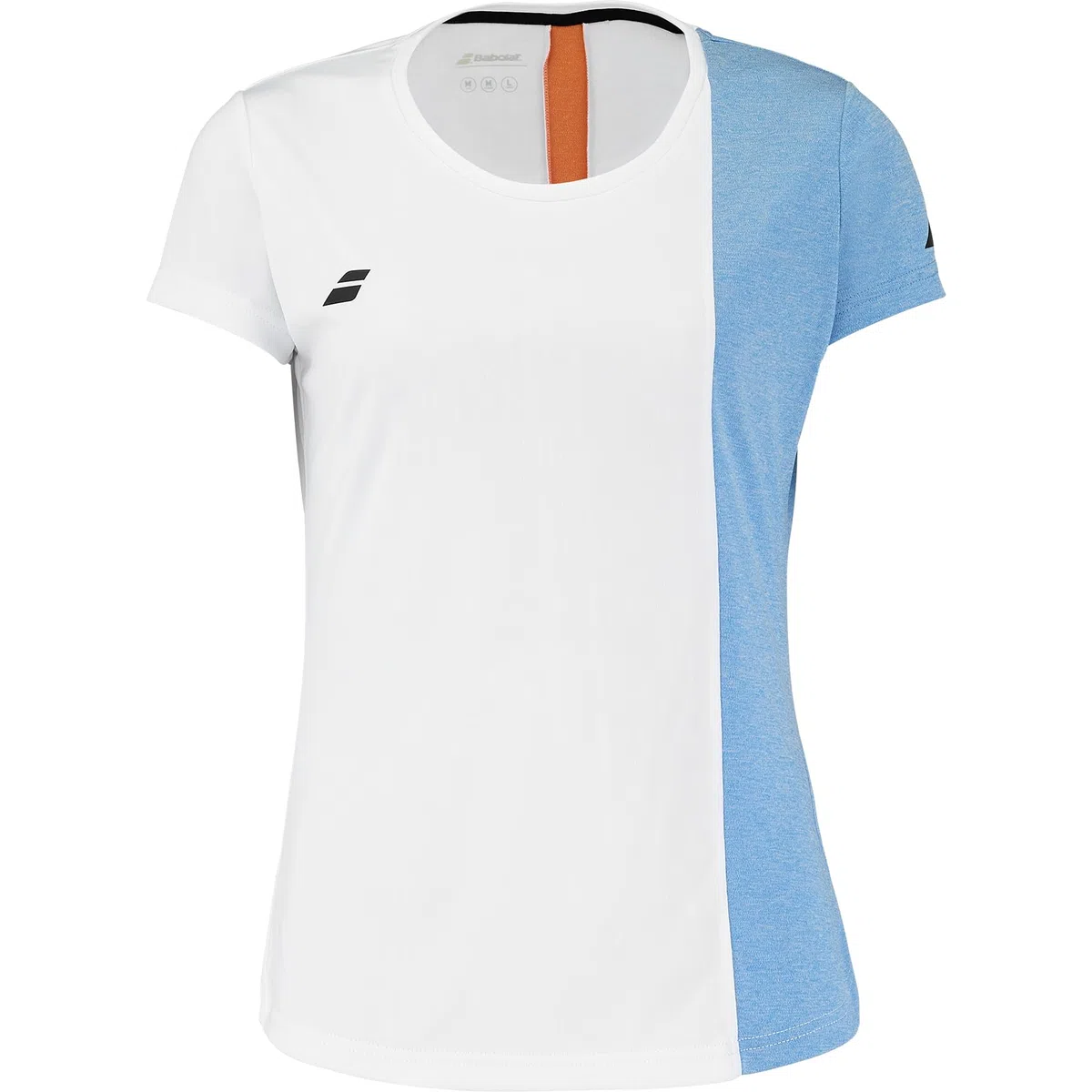 Babolat, T-Shirt Modell Play Cap, für Mädchen, Elastisches Material, V-Ausschnitt, Kurze Ärmel, Ideal für Training und Wettkampf, Geeignet für Einzelspieler und Teams