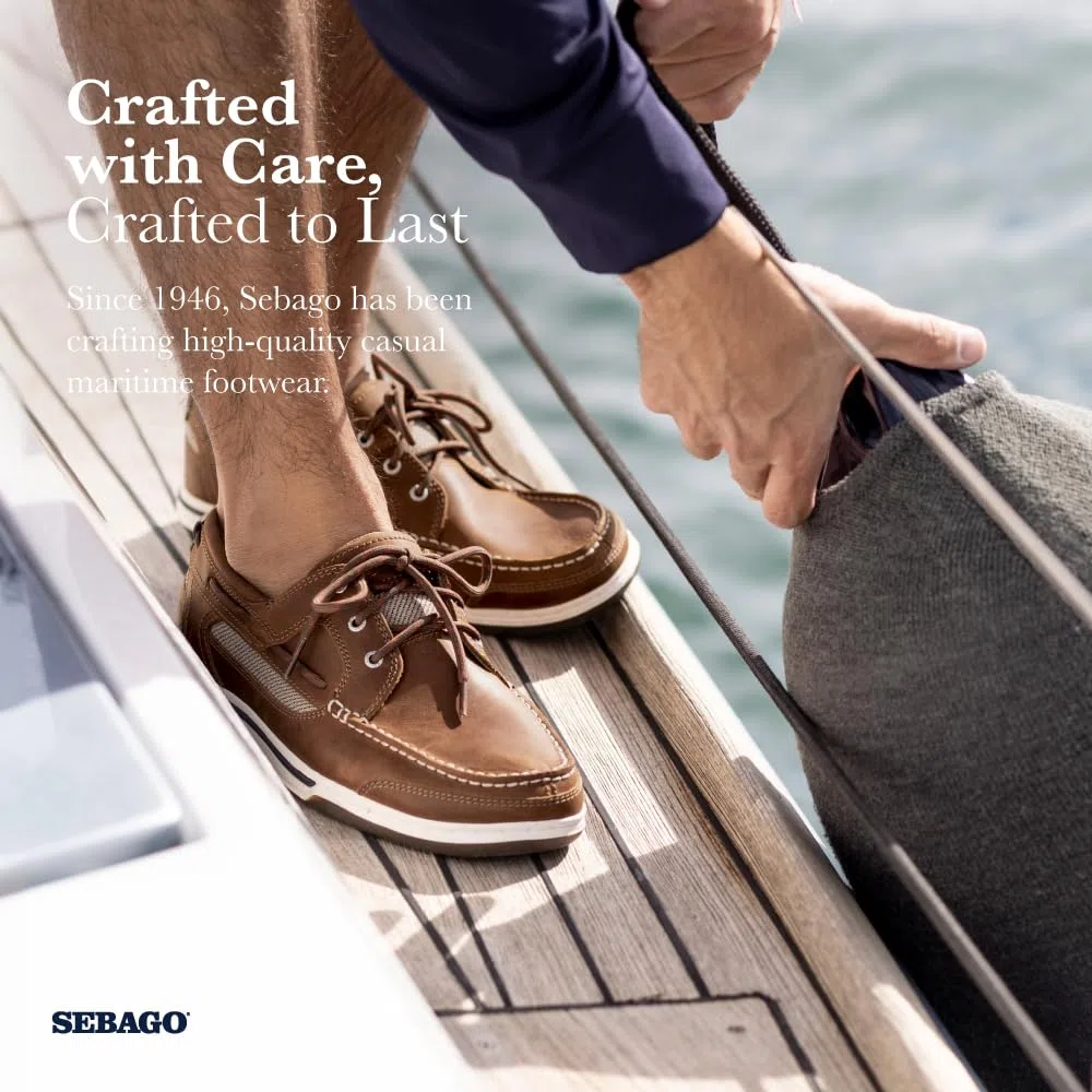 Sebago Herren Triton DREI-Ösen Bootsschuhe