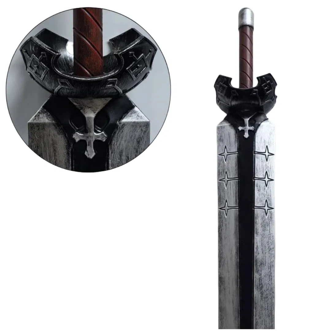 damdos Halloween Prop 40" Black-Asta Sword Clover Cosplay Props,The Black Swords Clover Cosplay Weapon Birthdays Gifts