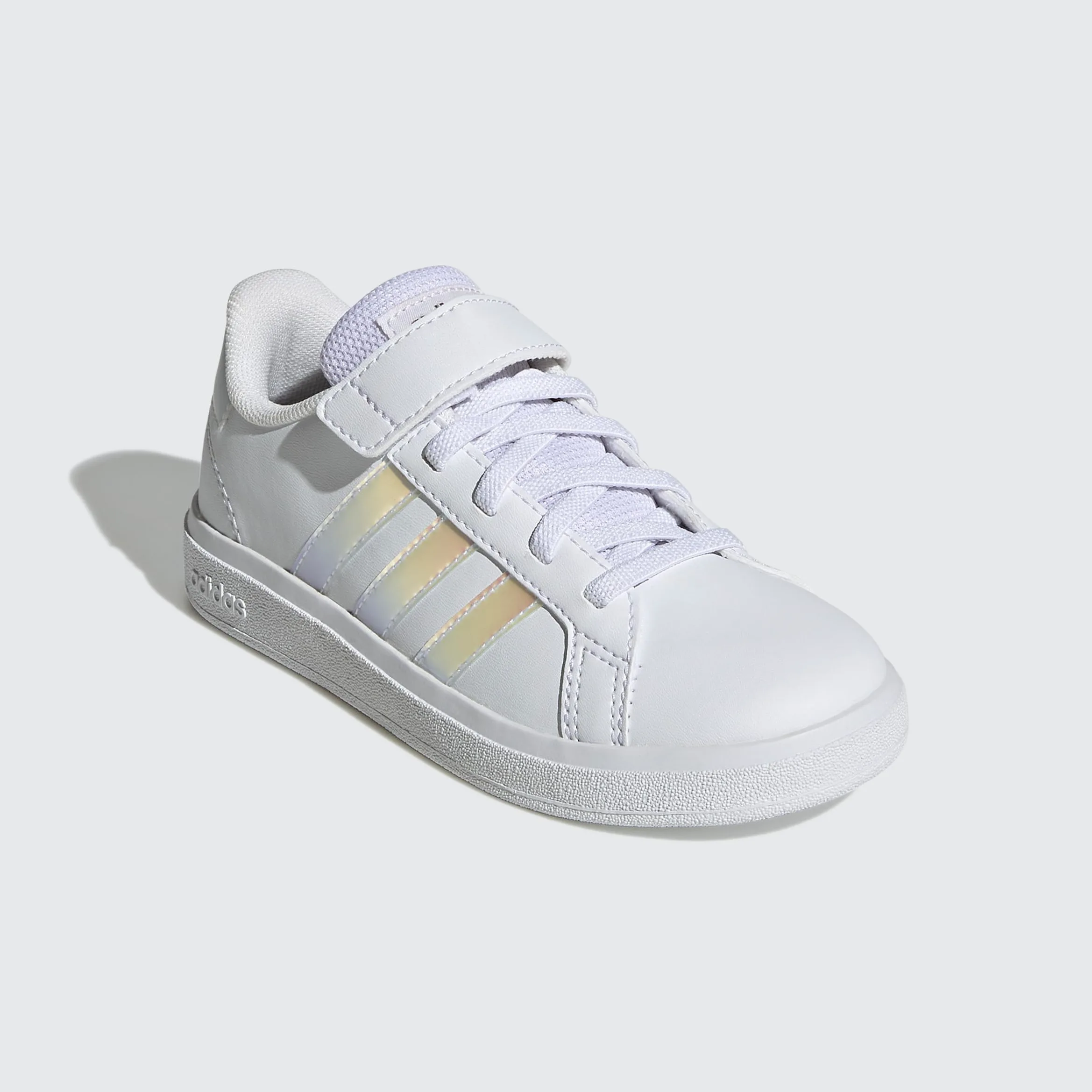 Adidas Unisex Kinder Grand Court Court Elastic Lace and Top Strap Schuhe